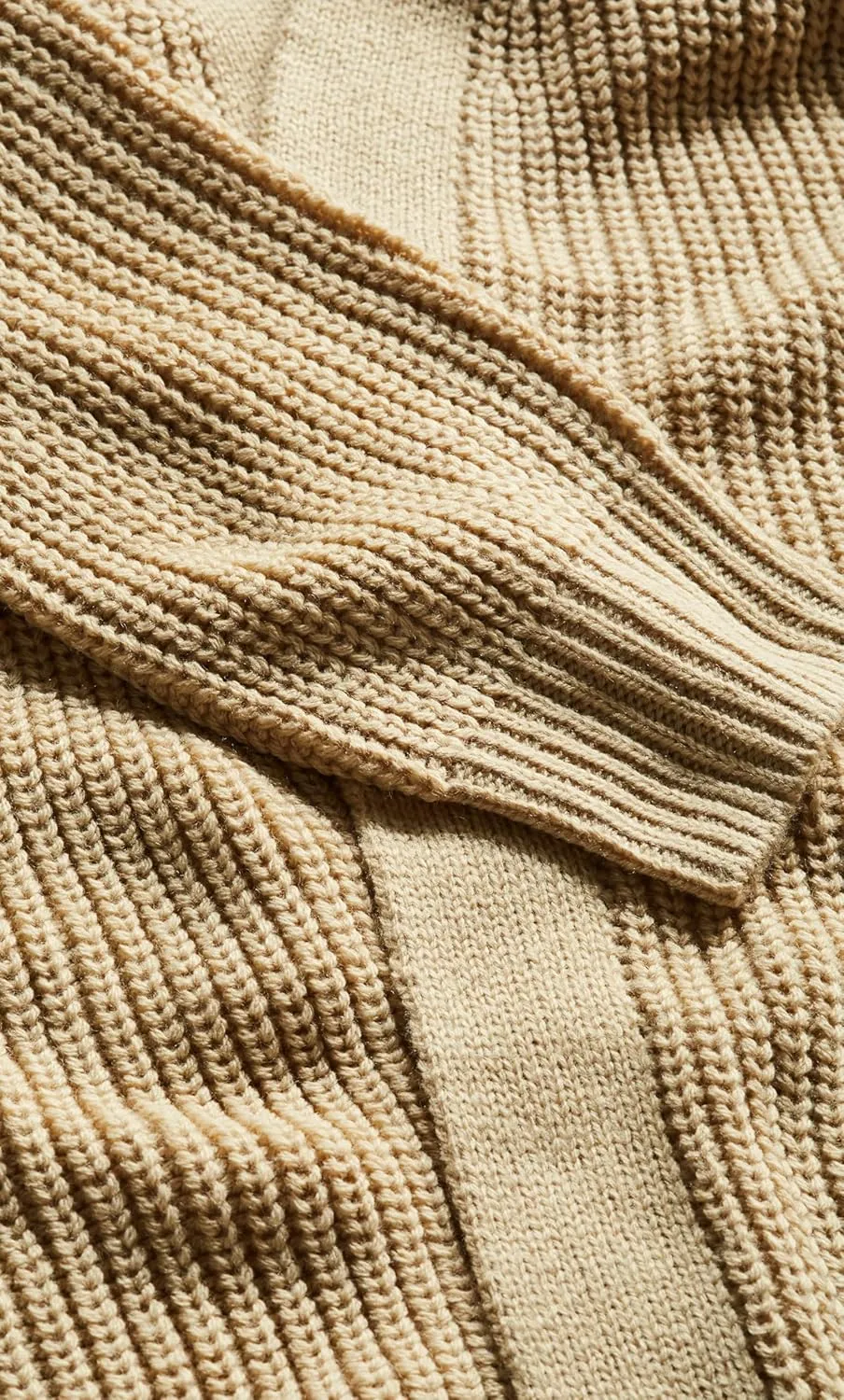 Women's Plus Size Boyfriend Rib Knit Open Front Cardigan
