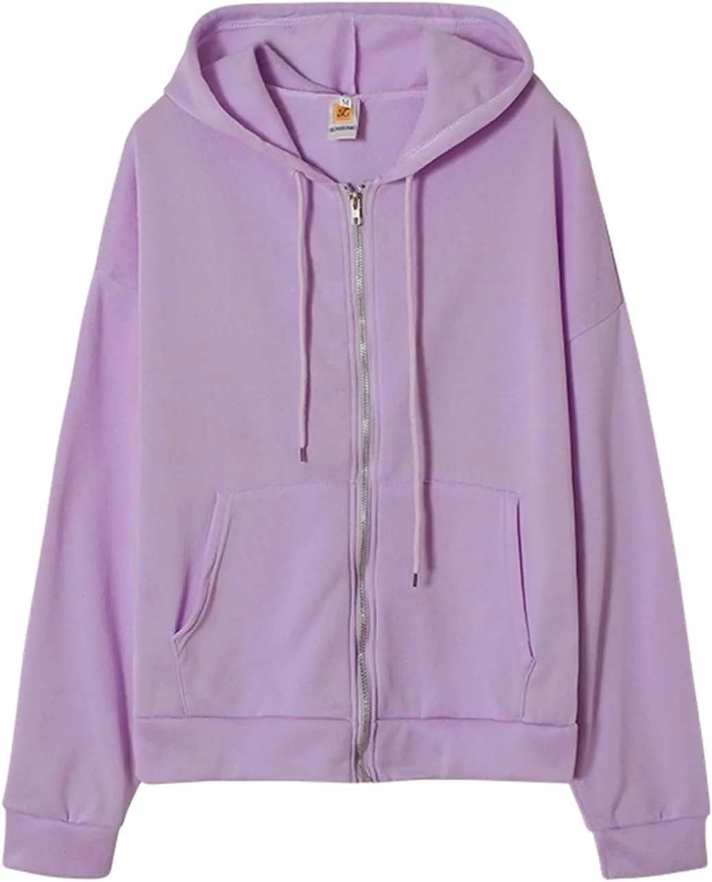 Womens Zip Up Hoodie Oversized Plus Size Aesthetic Cute Grunge Y2K Hoodies Teen Girls Vintage Baggy Sweatshirt