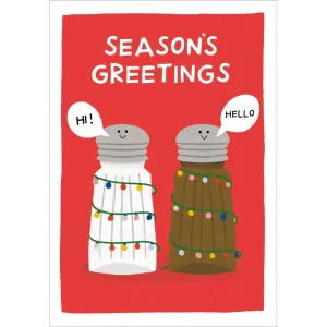 Woodmansterne Salt & Pepper Seasons Greetings