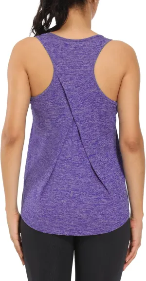Workout Tank Tops for Women Gym Exercise Athletic Yoga Tops Racerback Sports Shirts