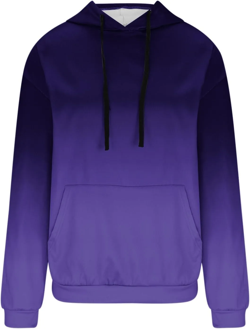 YRAETENM Hoodies for Women Fashion Crew Neck Long Sleeve Fleece Sweatshirts Oversized Lightweight Pullover Tops with Pocket