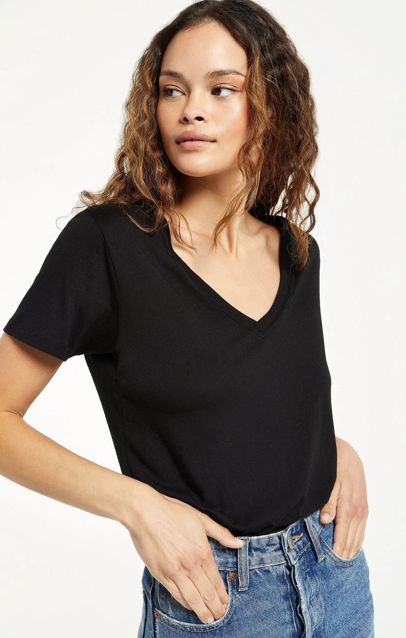Z Supply Kasey Modal V Neck Tee