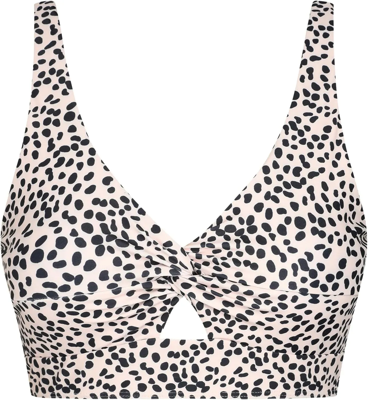 ZAFUL Bikini Tops for Women Twist Front Swimsuit Top Cut Out Bathing Suit Tops