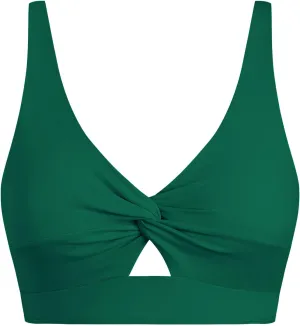 ZAFUL Bikini Tops for Women Twist Front Swimsuit Top Cut Out Bathing Suit Tops