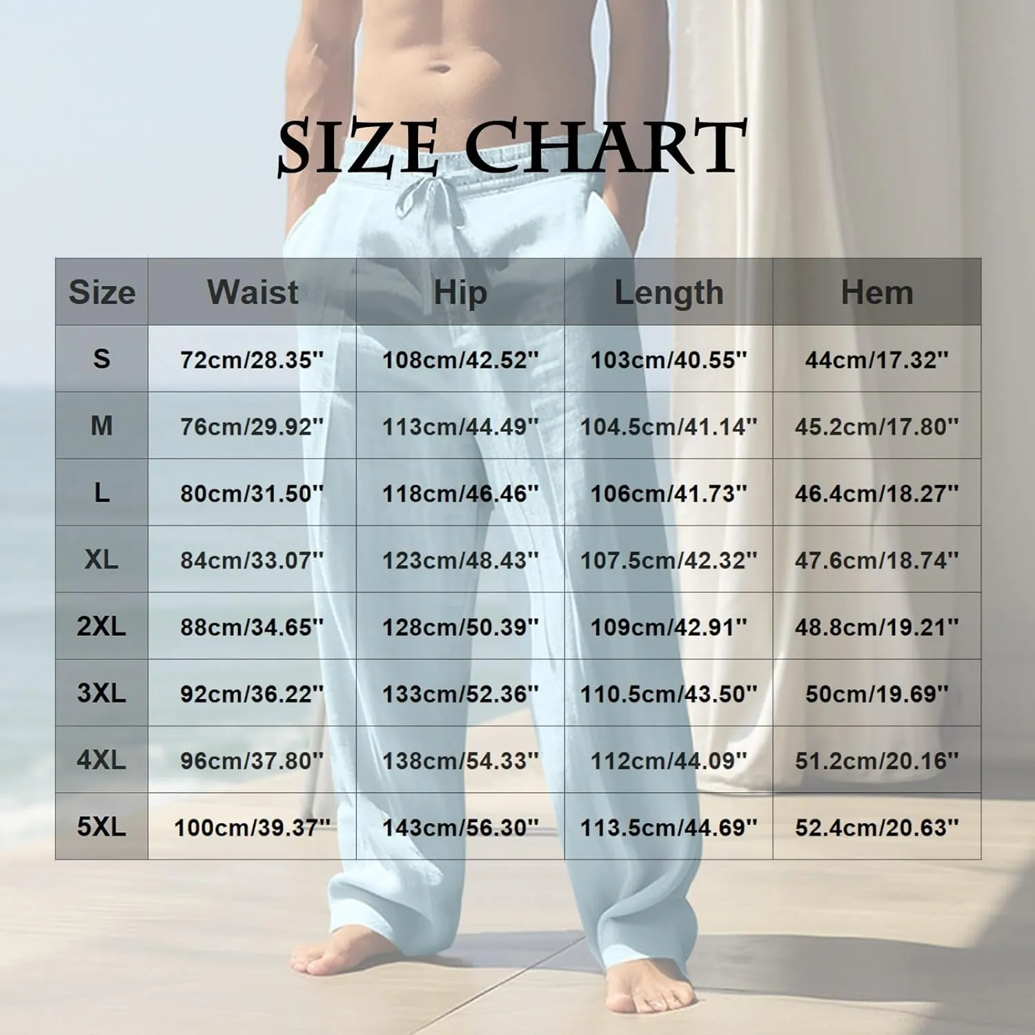 ZYXTIM Holiday Casual Trousers for Men Funny Pattern Hawaiian Sport Yoga Pant Fashion Lounge Summer Beach Bottoms with Pocket