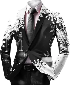 ZYXTIM Mens Floral Tuxedo Jacket Paisley Shawl Lapel Sequin Blazer Suit Dinner Party Prom Wedding Tuxedo Coat Suit Jacket